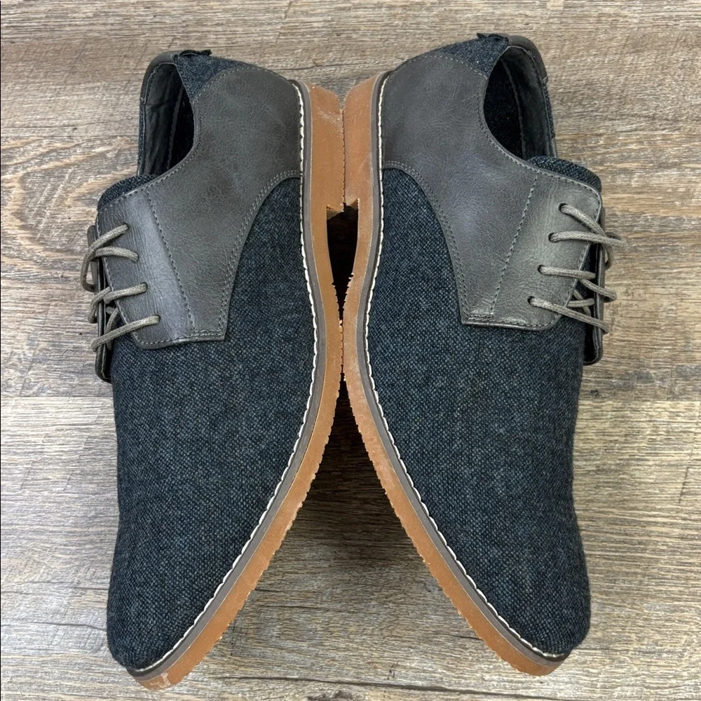 👞 Call It Spring Men’s Lace-Up Oxford Shoes — Charcoal & Gray 9.5